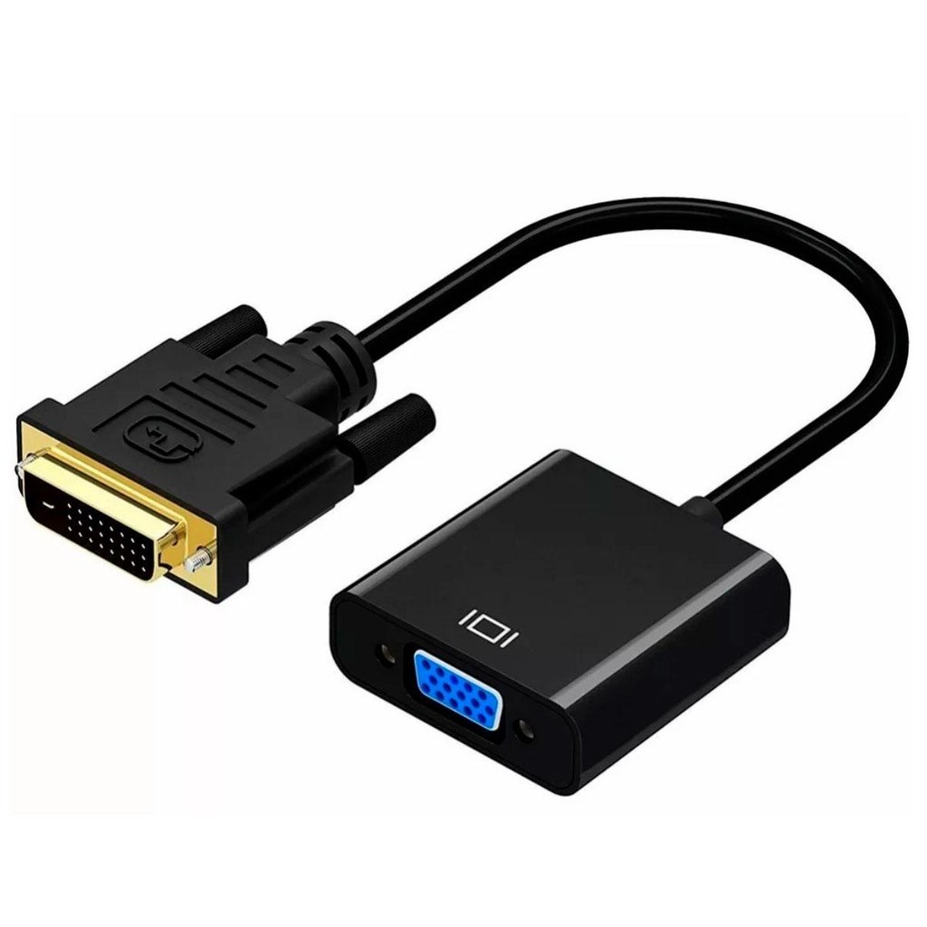 Adaptador Conversor DVI-D para VGA 15 pinos em Oferta na Shopee