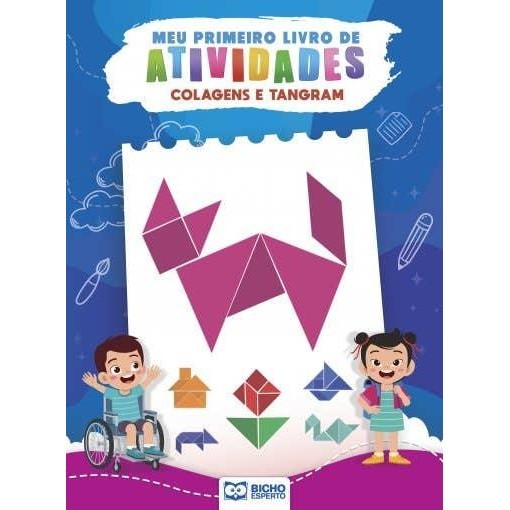 Meu Primeiro Livro de Atividades: Colagens Tangram - Books & Magazines