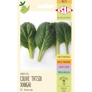 Sementes de Couve Tatsoi Xangai - 1,50g - Isla em Oferta na Shopee