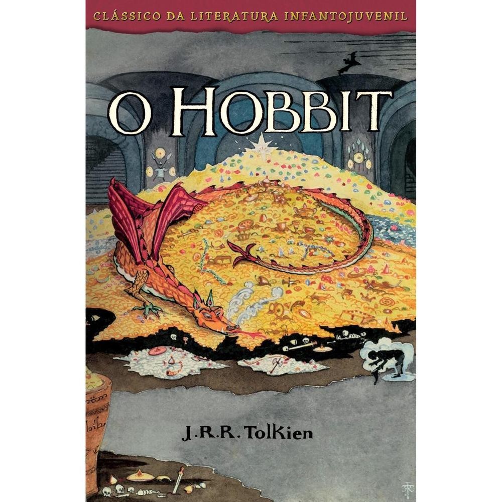 Capa do livro O Hobbit - Capa Smaug