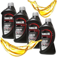 Kit Óleo Yamalube 10w40 Semi Sintético 4 Litros