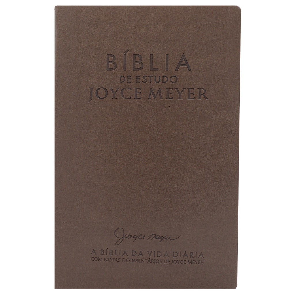 Bíblia De Estudo - Joyce Meyer - Marrom Claro