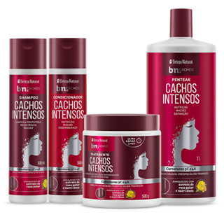 Kit Cachos Intensos Beleza Natural bn.Cachos em Oferta na Shopee