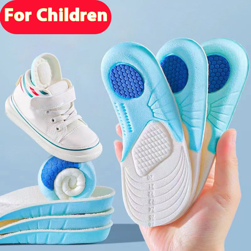 Palmilhas Ortopédicas Para Crianças Meninas Sapatos Esportivos Tamanho 21-35