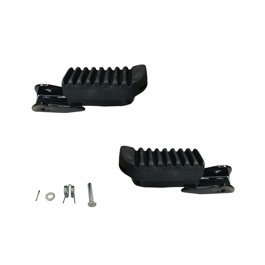 Kit Pedaleira Dianteira e Traseira Completas Honda Nxr Bros 125 Nxr Bros 150 Nxr Bros 160 Xre 300 Xre 190 Nx 200 Xr 200 — imagem 2 de 2