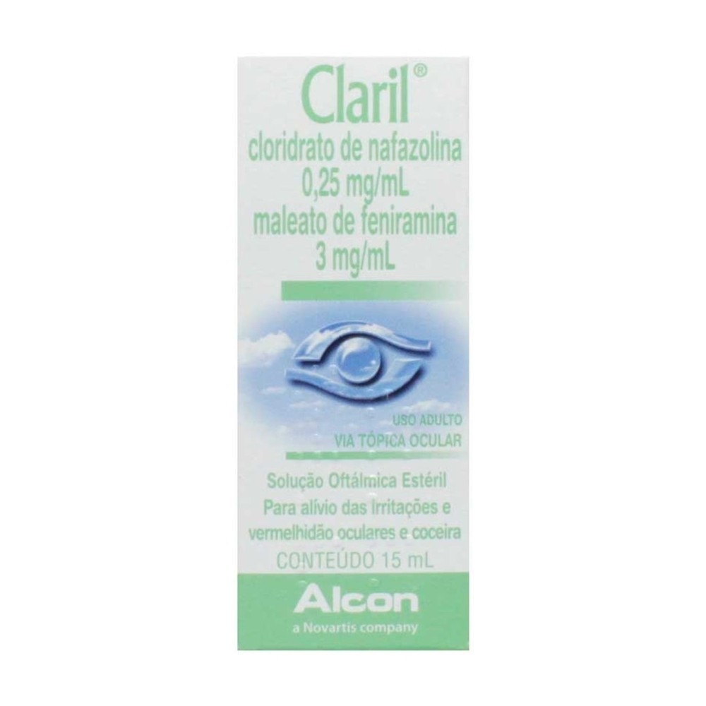 Claril 0,25mg + 3mg Solucao Oftalmica 15ml em Oferta na Shopee