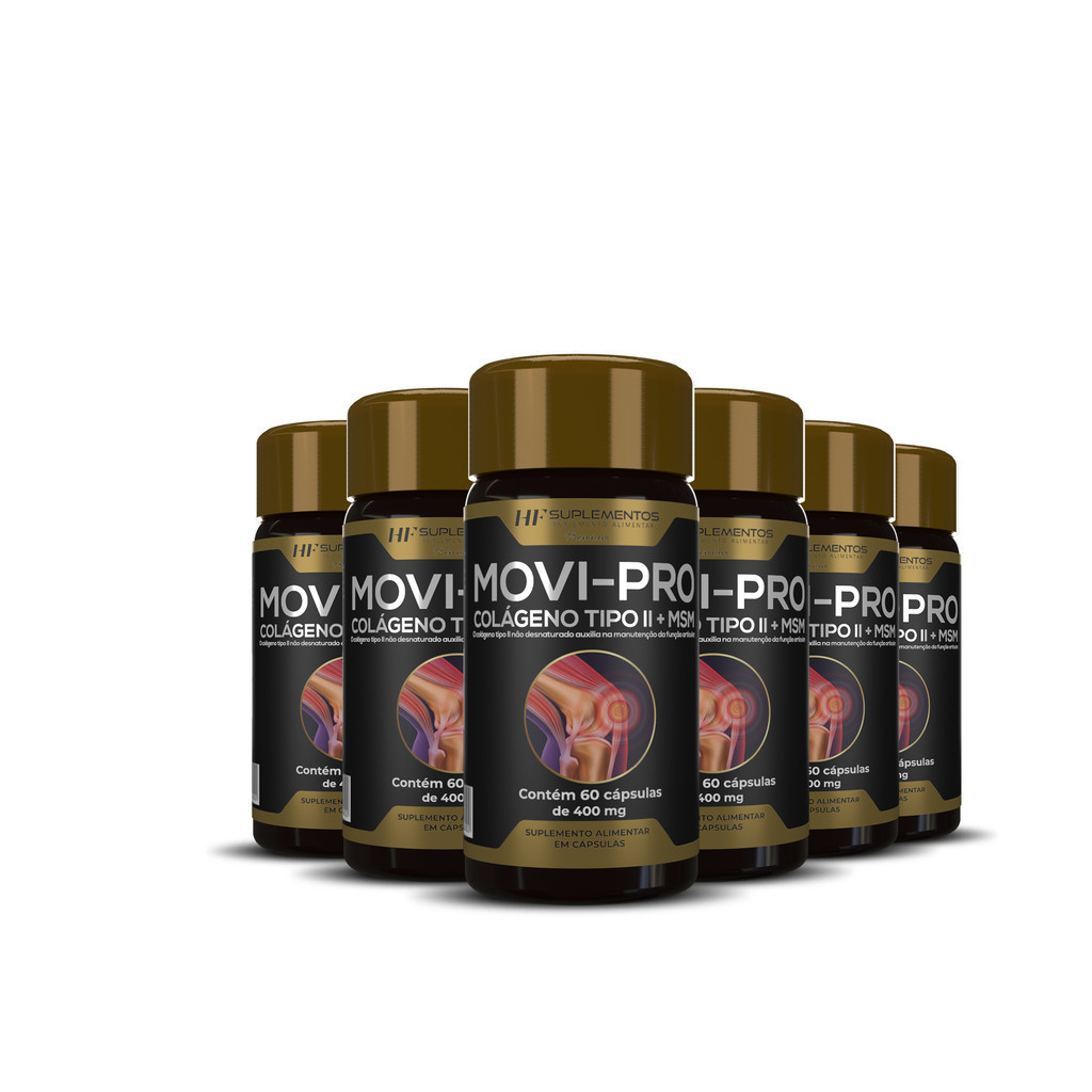 6X MOVI PRO COLAGENO TIPO II+MSM 60CAPS