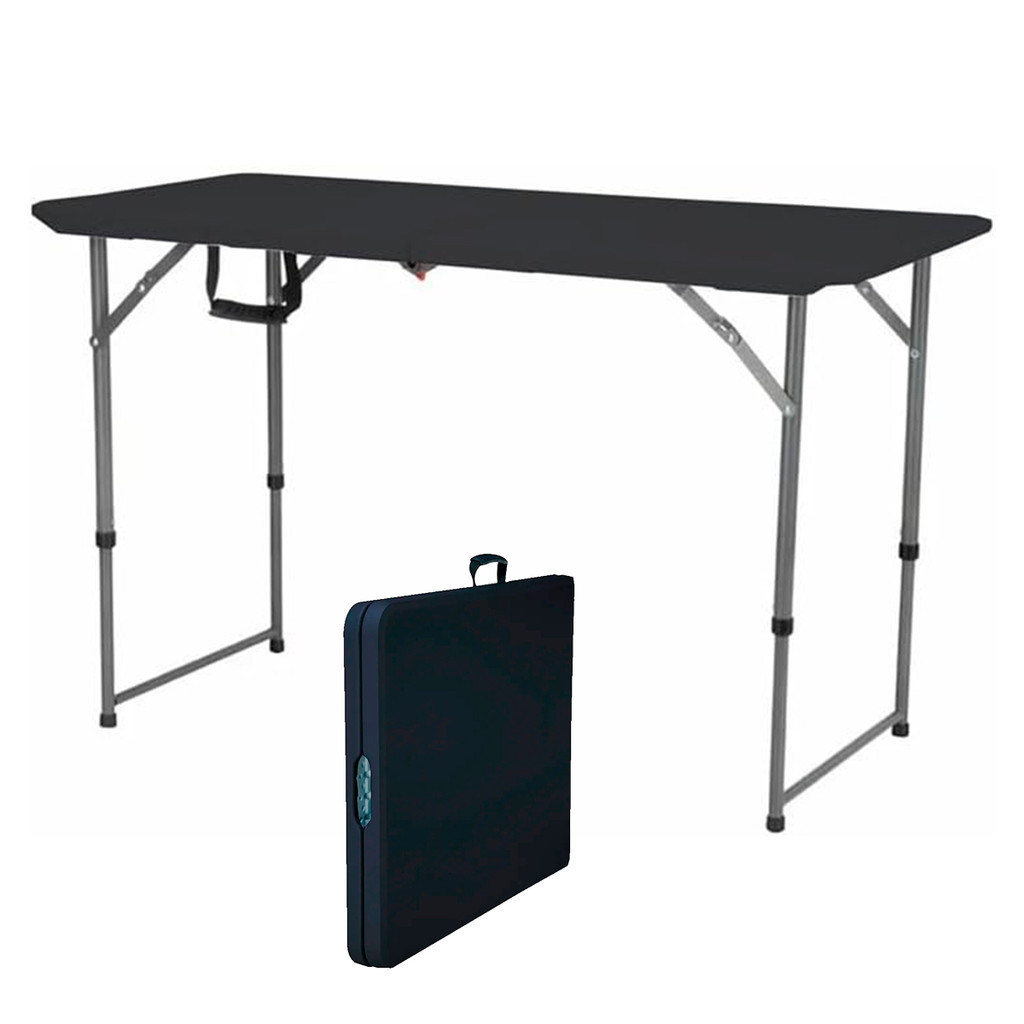 Mesa Dobrável Robust 1.2m Perfeito para Área Goumet 1,20m x 52,5cm x 60cm PVC - NTK Nautika