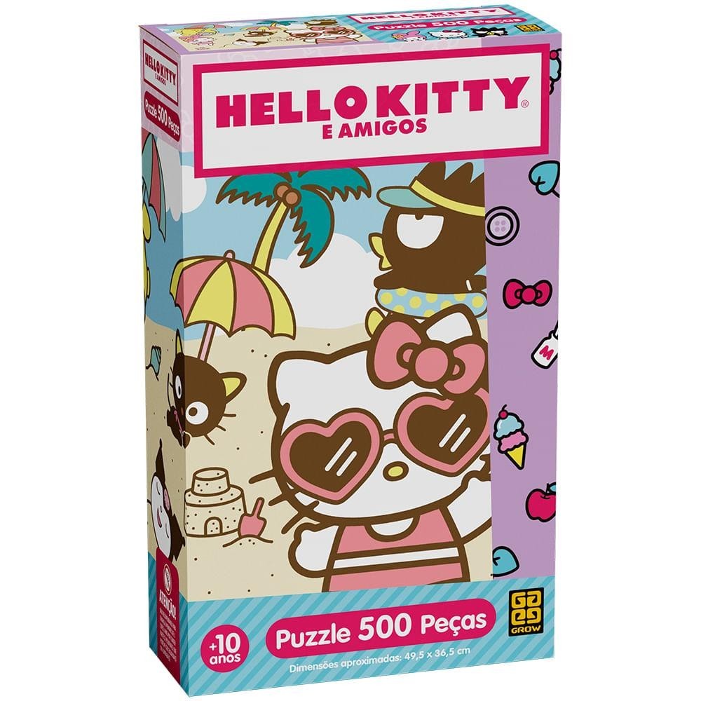 Quebra-cabeça 500 peças Hello Kitty e amigos em Oferta na Shopee