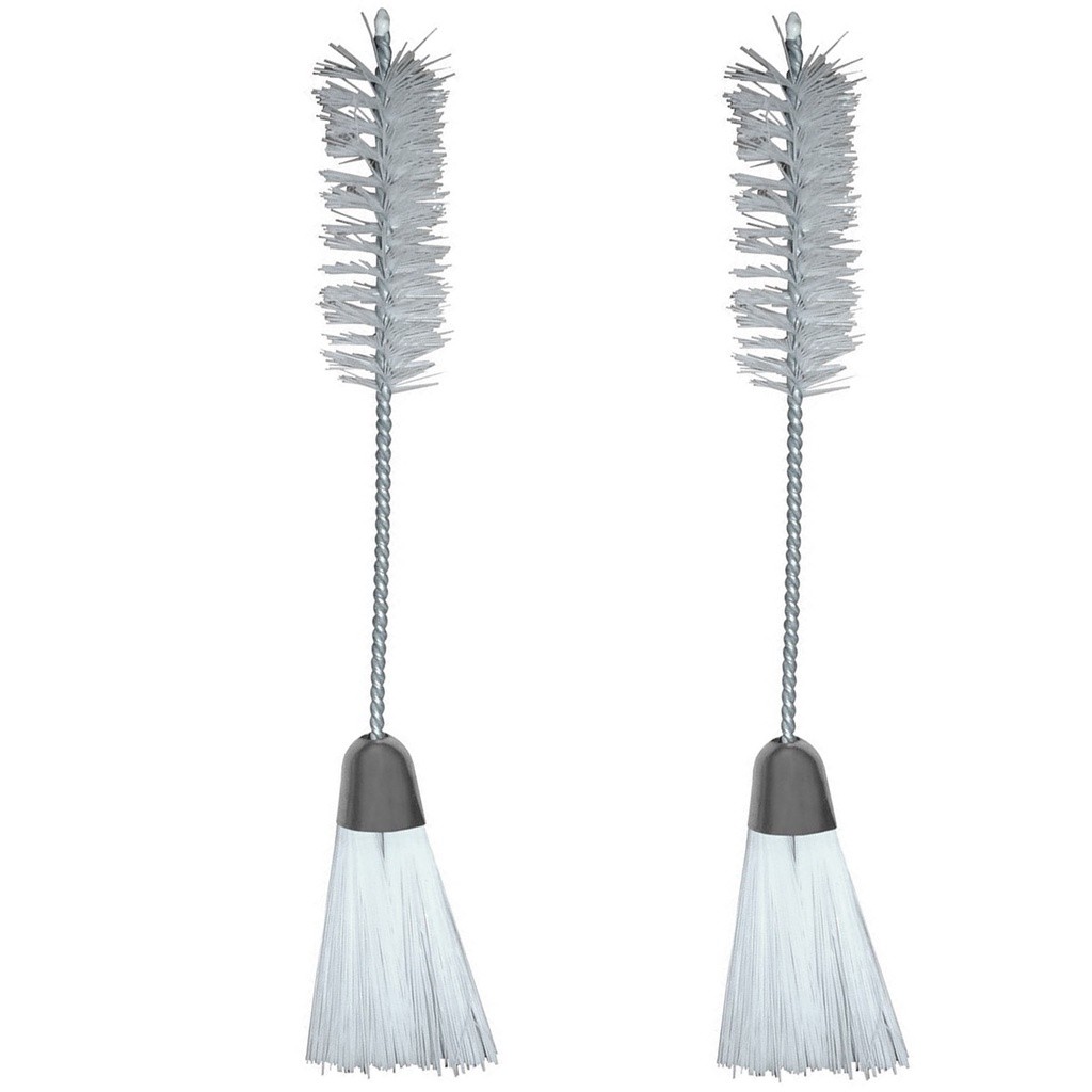 02 Pincel Para Limpeza Dupla Máquina Costura Corte Têxtil Confecção