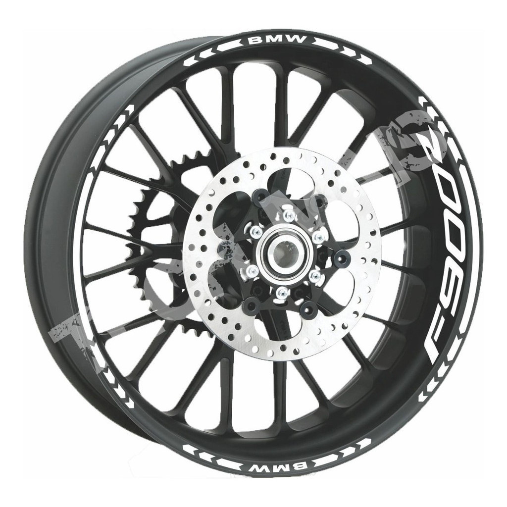 Kit Adesivos Refletivo Rodas Frisos Para Moto Bmw F 900 R refletivo F900