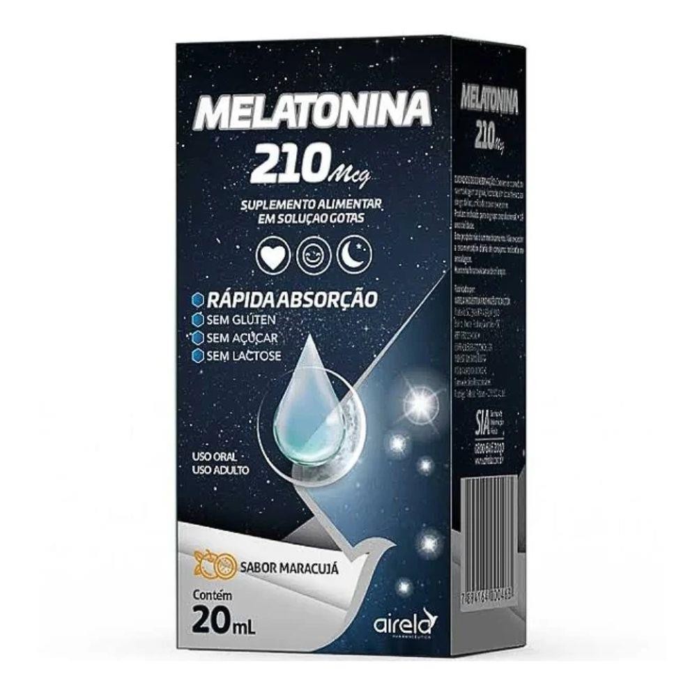 Melatonina 210Mg Suplemento Alimentar Em Gotas Com 20Ml em Oferta na Shopee