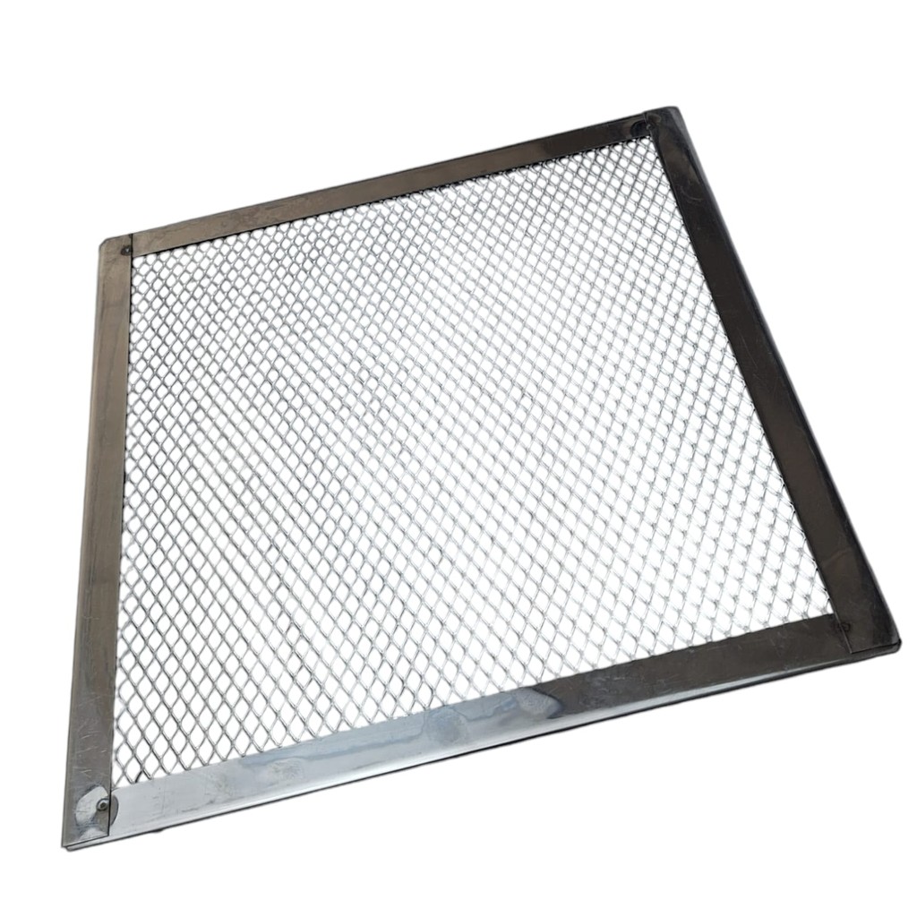 TELA PARA PIZZA QUADRADA 25x25CM ALUMINIO ESTEIRA DE PIZZA TE-24