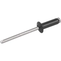 Rebite Alumínio Preto 4,0x16mm 416 1000 peças Vonder