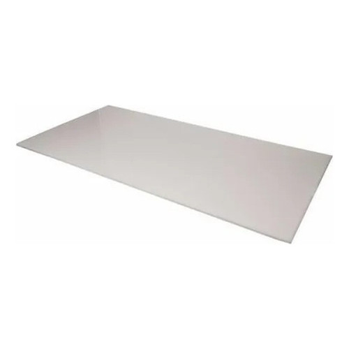 Tábua Placa De Polietileno Carnes 50x30 Açougue Padaria Casa Cor Branco Retangular - Home & Living