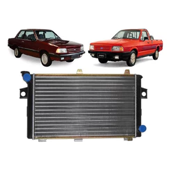 Radiador Corcel / Delrey 1.6 Cht Sem Ar 1982 1983 Até 1989