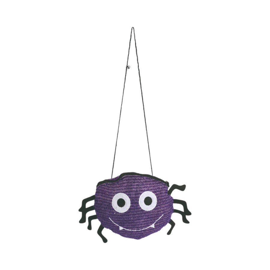 Bolsinha Aranha Roxa de Halloween - 20cm - 1 unidade - Cromus - Rizzo