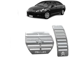 Pedaleira C4 Pallas 08/13 Automático Aço Inox - Não fura o pedal