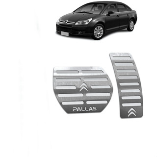 Pedaleira C4 Pallas 08/13 Automático Aço Inox - Não fura o pedal em Oferta na Shopee