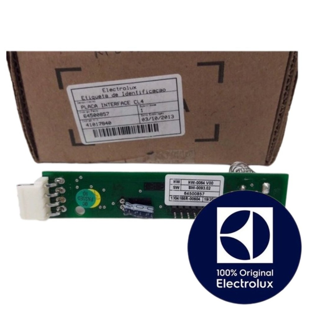 PLACA INTERFACE -DF36A-DF36X-DF42- REFRIGERADOR ELECTROLUX ORIGINAL (BIVOLT)