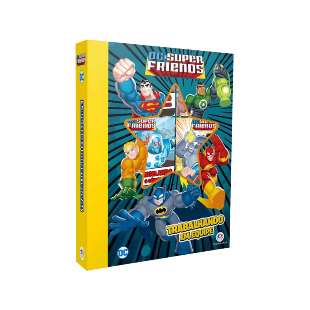 Livro Box com 6 Minilivros DC Super Friends - Trabalhando em equipe | Ciranda Cultural - Books & Magazines