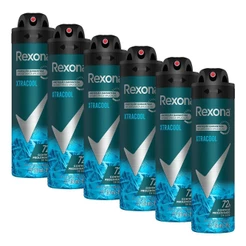 Kit 6 Desodorantes Rexona Men Antitranspirante Aerossol Xtra Cool 150ml