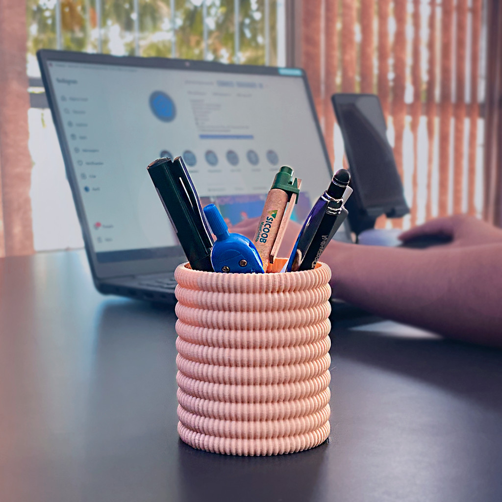 Porta Treco Objetos Escritorio Porta Lápis Maquiagem Quarto Infantil Casa Organizador De Mesa