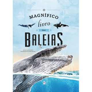 Livro Capa dura O magnífico livro das baleias em Oferta na Shopee