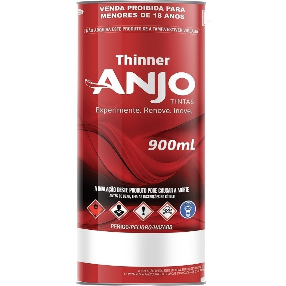 Thinner 2750 900ml Emb. c/ 12 un - Anjo - Home & Living
