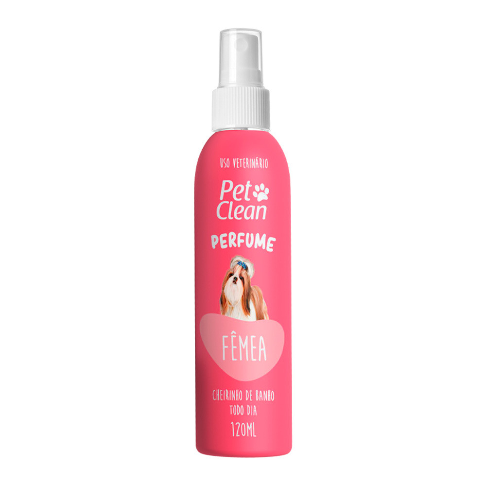 Perfume Pet Clean Fêmea 120mL - Pets