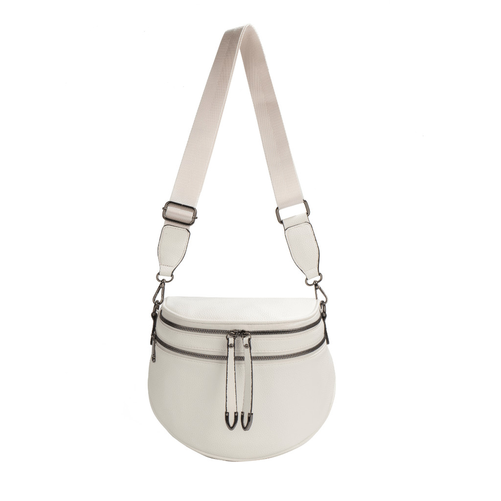 Bolsa Feminina Crossbody Laytonvivian 2 Divisórios duplo zíper minimalista em Oferta na Shopee