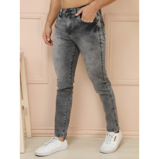 Calça  Jeans Masculina  Com Elástano