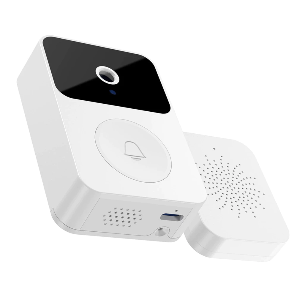 Campainha Câmera Wi-Fi Inteligente com Interfone Portátil