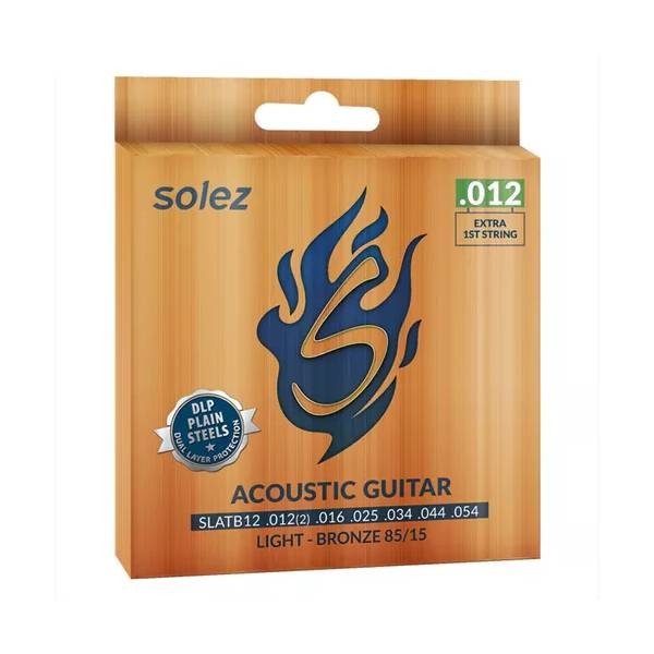 ENCORDOAMENTO SOLEZ VIOLAO 6 CORDAS BRONZE SLATB12 0.012