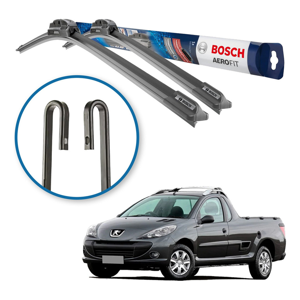 Palheta Limpdor Parabrisa Original Bosch Peugeot 207 Hoggar 2008 a 2015 em Oferta na Shopee