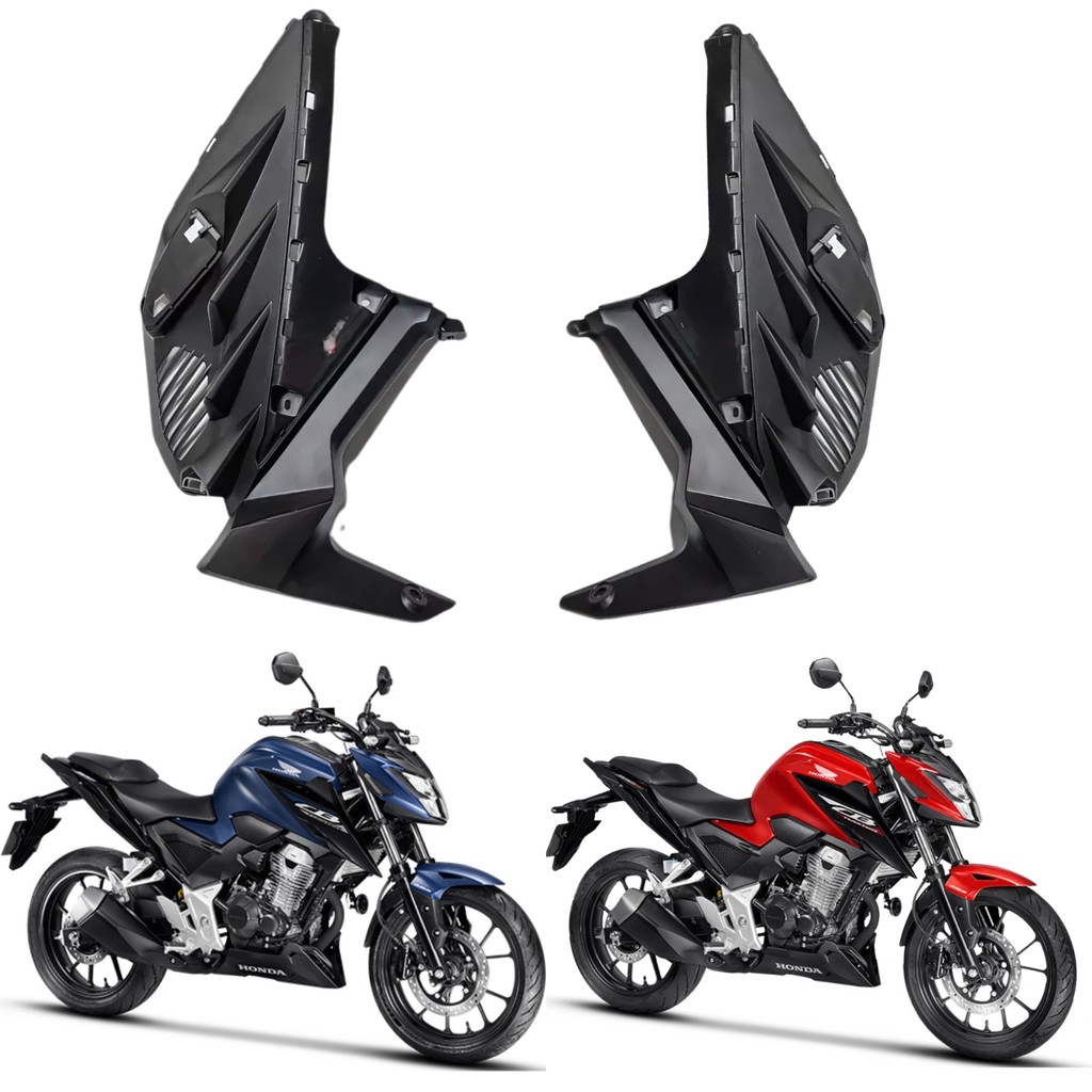 Par Carenagem Complemento Capa Aba Tanque Aleta Cb300f Twister 2023 2024 PARAMOTOS HONDA
