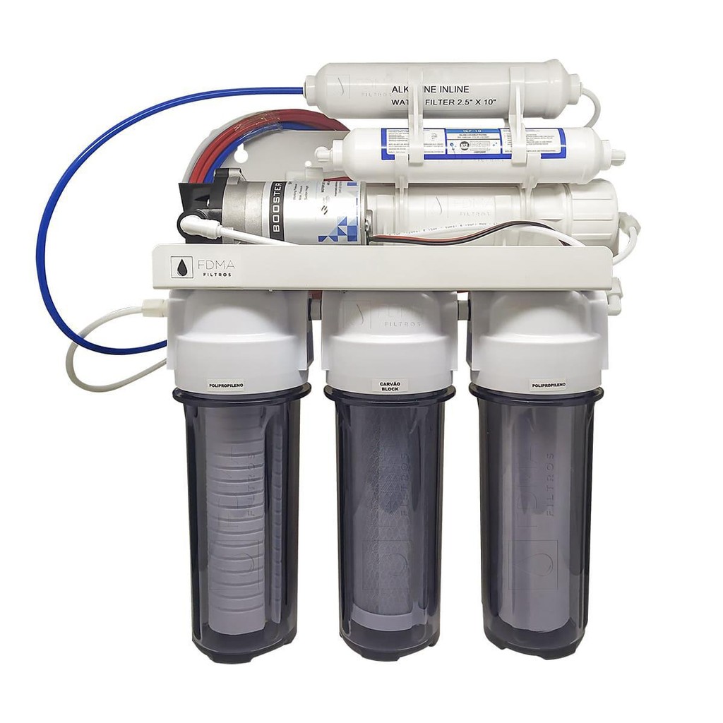 Filtro Osmose Reversa 6 Estágios 100gpd Consumo Humano