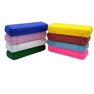 10 Estojos Escolar Plásticos Lembrancinha Diversas Cores em Oferta na Shopee