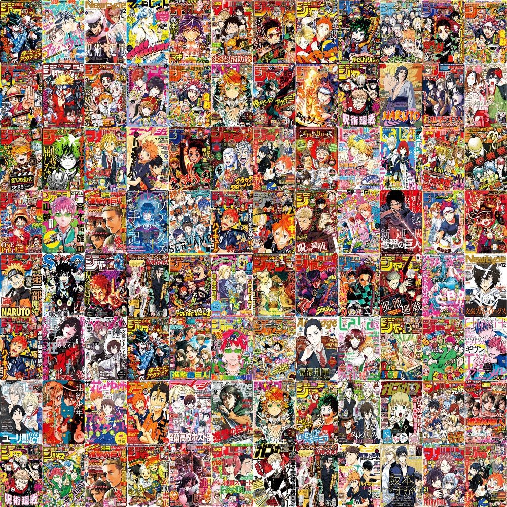 100 Peças Adesivos Periféricos De Anime Japonês Exclusivos De Desenho Animado-Decoração Criativa DIY Para Skates , Bagag