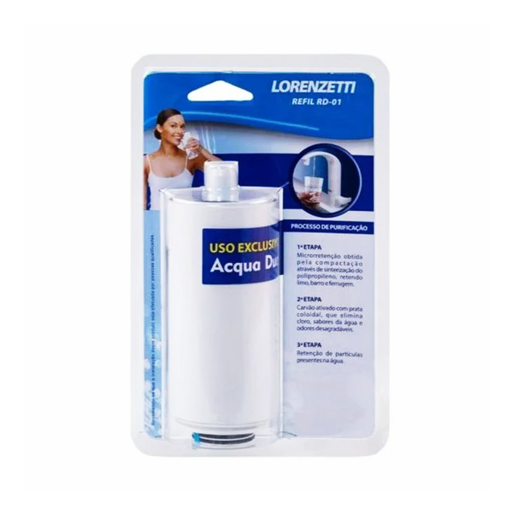 Refil Filtro Para Purificador Acqua Due Lorenzetti Branco