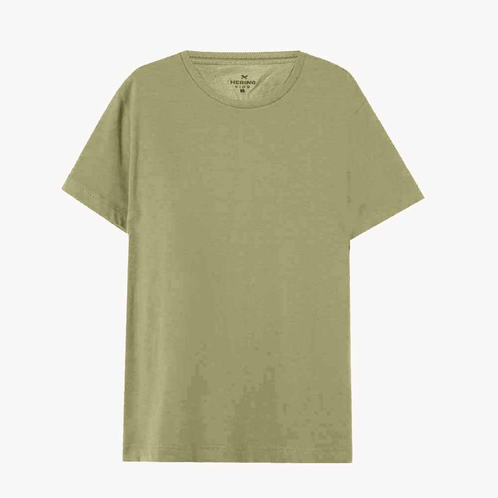 Camiseta Básica Hering Kids Infantil Menino Verde