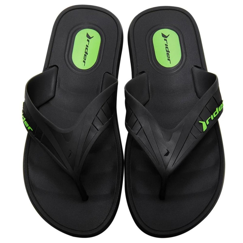 Chinelo Rider Moving II Masculino - Preto e Verde em Oferta na Shopee