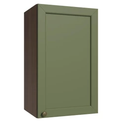 Armário Aéreo 40 cm 1 Porta Rustic/Verde Vik Madesa