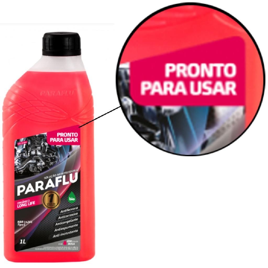 Aditivo Pronto Uso Para Radiador Paraflu Bio Orgânico Rosa em Oferta na Shopee