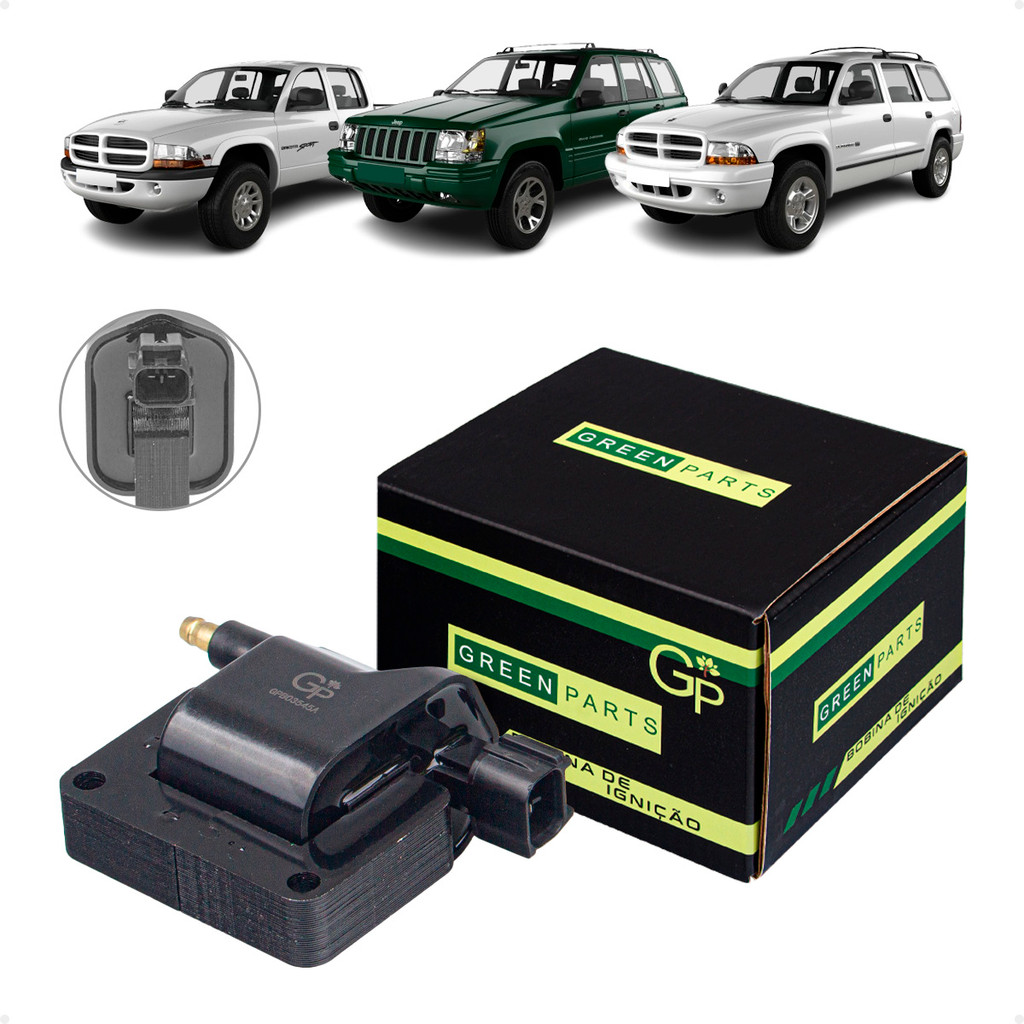 Bobina de Ignição Dodge Dakota Durango/ Jeep Cherokee Grand Cherokee 2.5/ 3.9/ 5.2