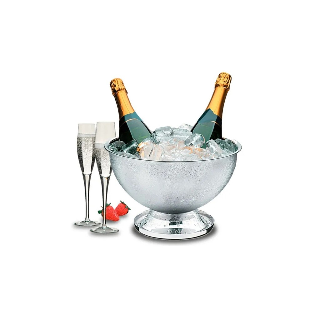 Champanheira 6 Litros 3 Garrafas Balde Lyon Brinox Inox