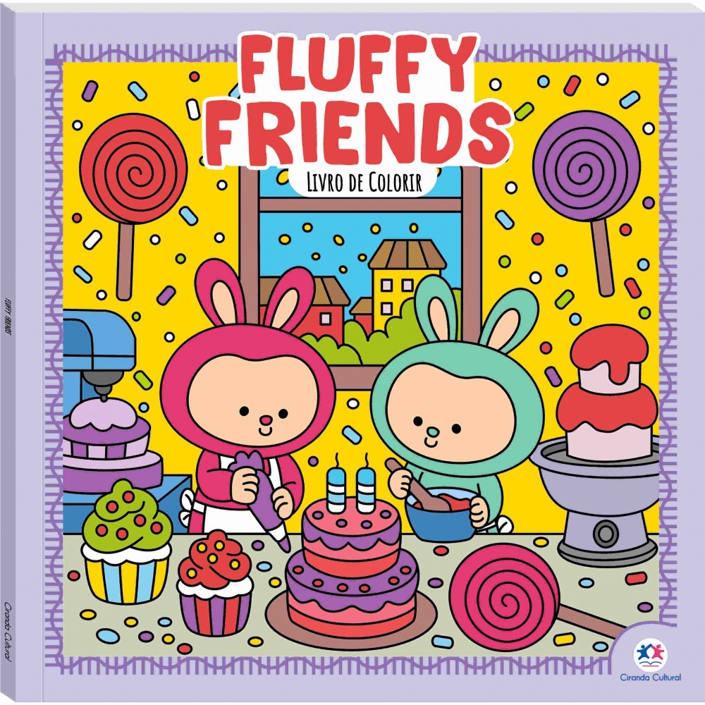 Livro Fluffy Friends em Oferta na Shopee