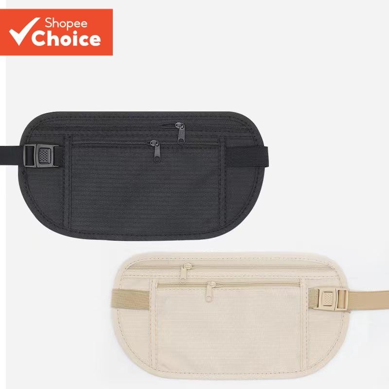 Pacote De Cintura De Segurança Stealth-Bolsa De Passaporte De Viagem Ultrafina E Antirroubo Para Esportes Ao Ar Livre ​