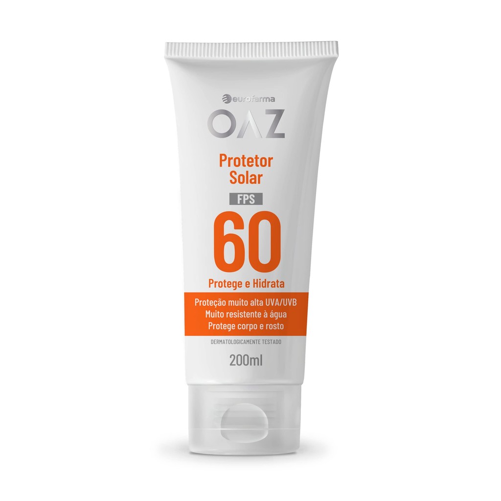 Oaz Protetor Solar 60 Fps 200ml em Oferta na Shopee