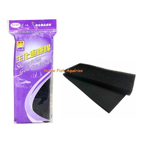Esponja Preta Filtrante Dupla Xy-1813 *60 Ppi E 25 Ppi
